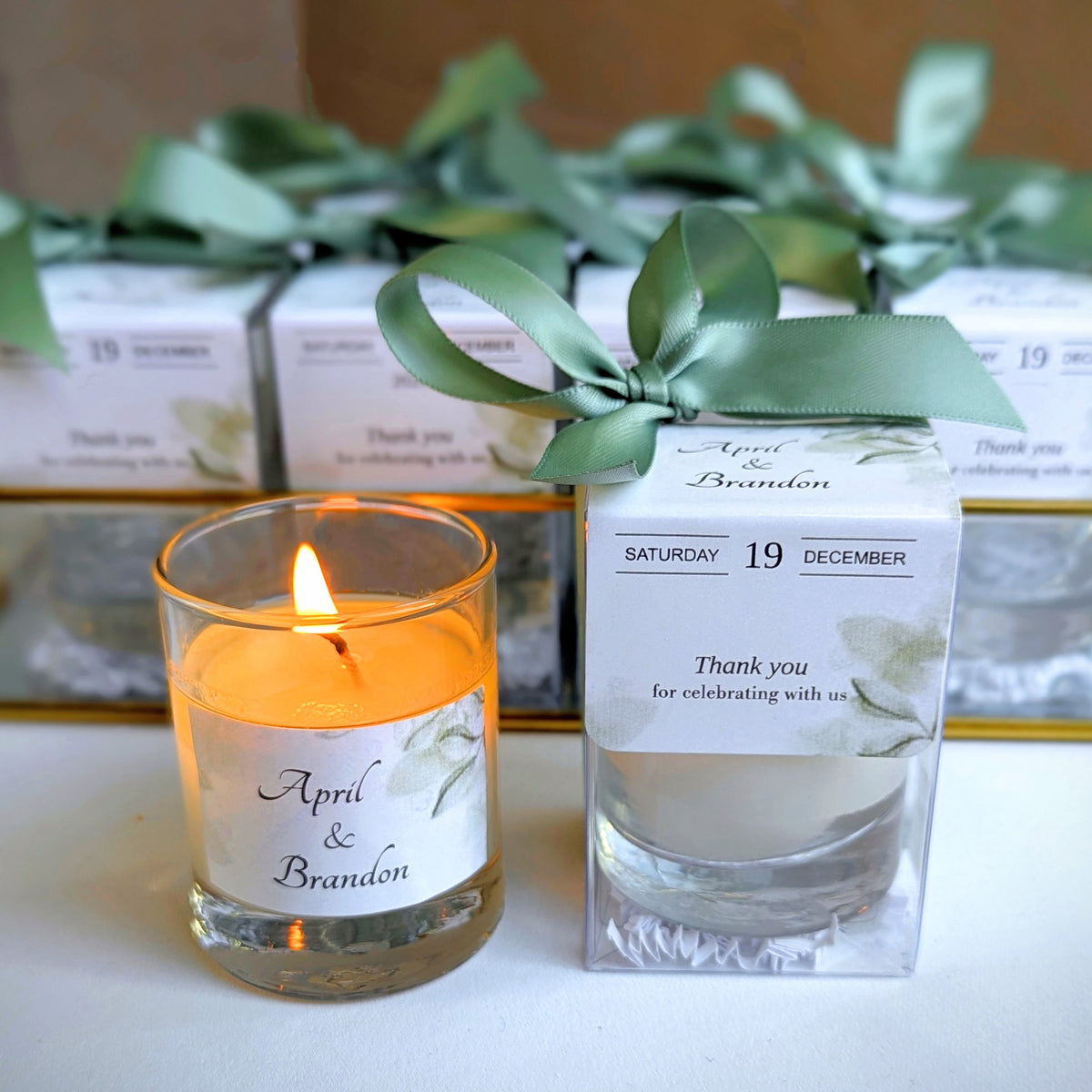 CANDLE FAVORS (10)